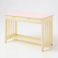 Kinderschreibtisch Holz MDF Rosa/Beige 100x50x75 cm