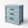 Holzkommode mit 4 Schubladen Blau